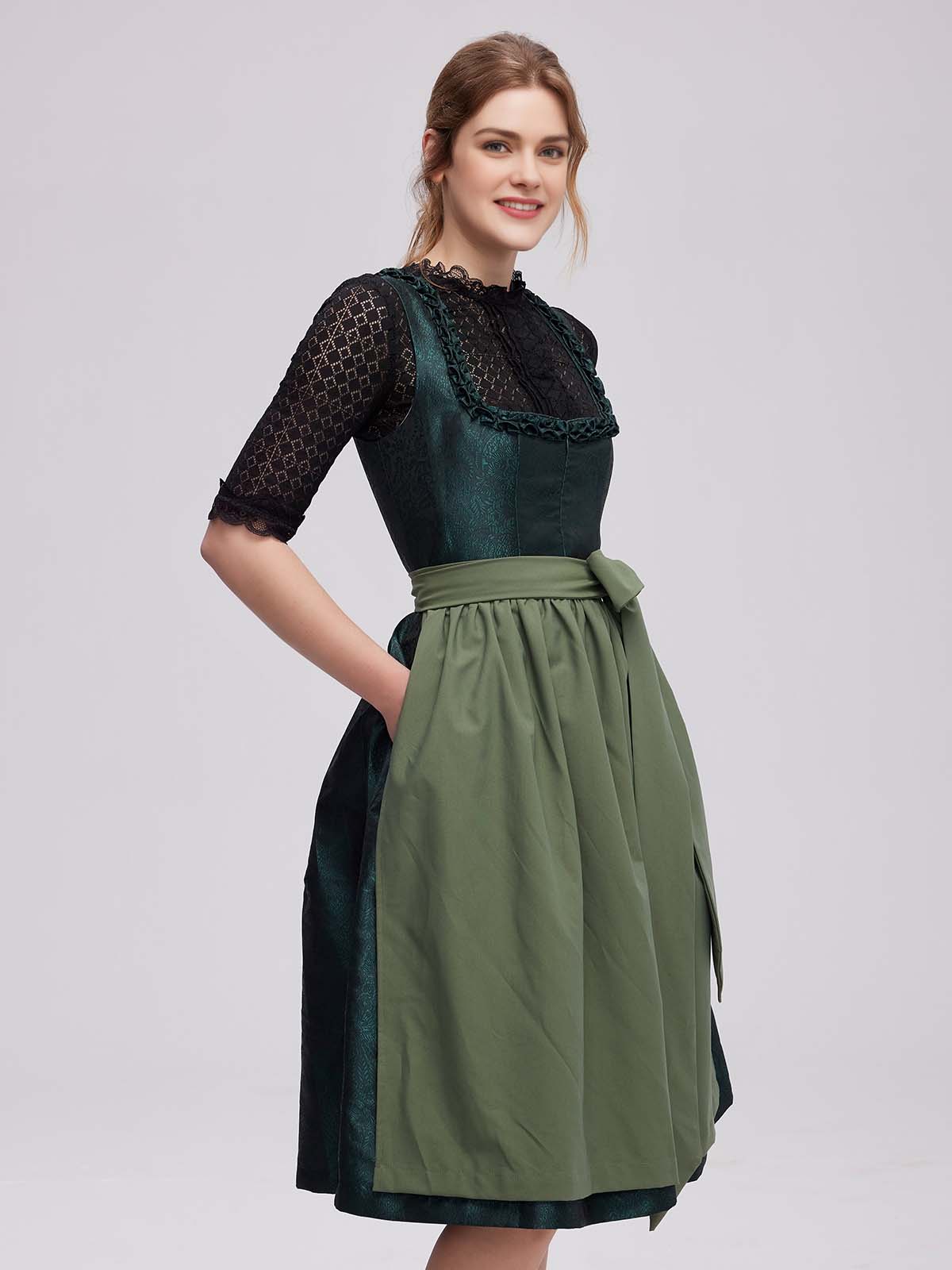 Dirndl Schwarz Kurz