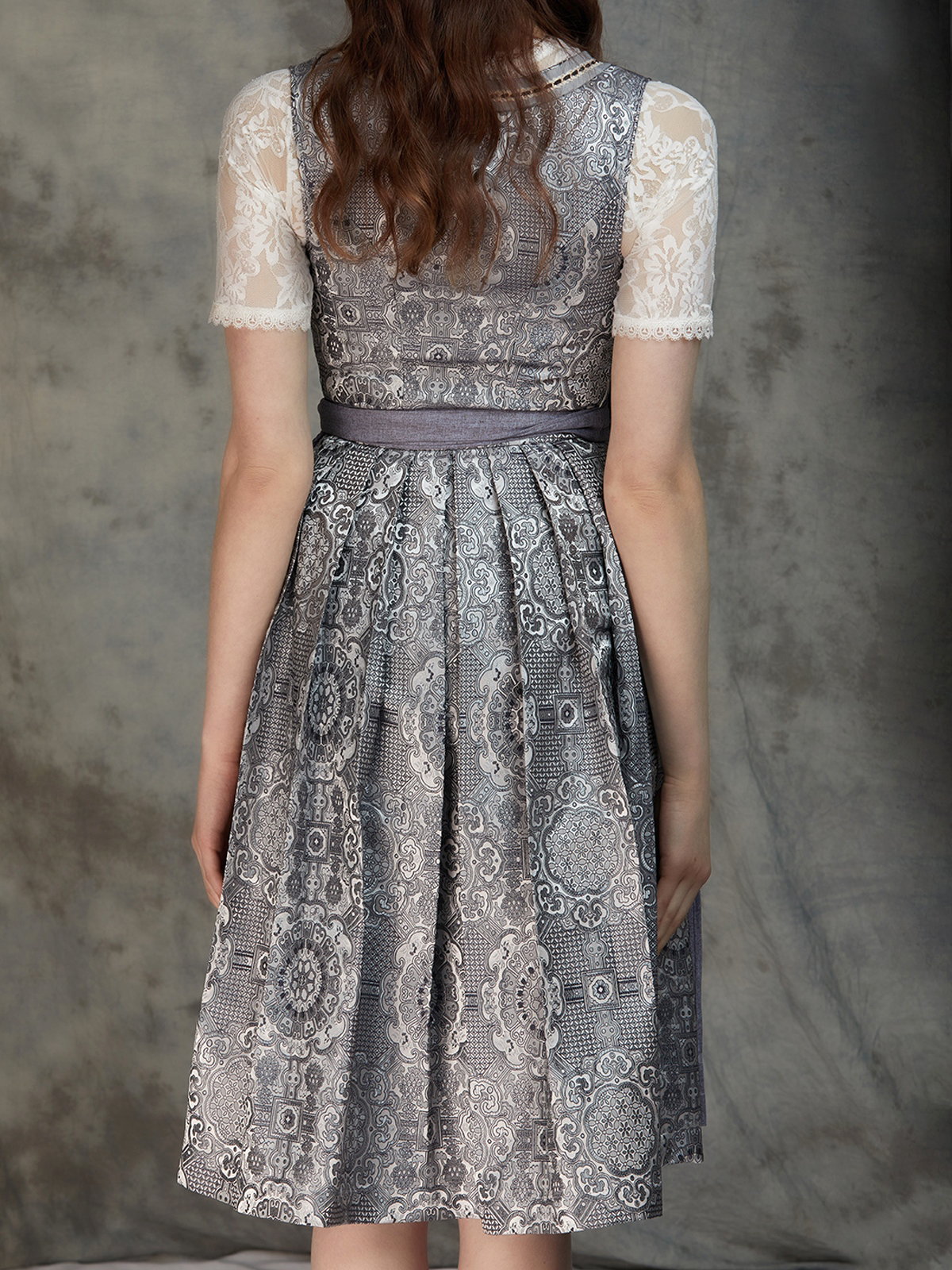 Dunkelgrünes Dirndl Samt