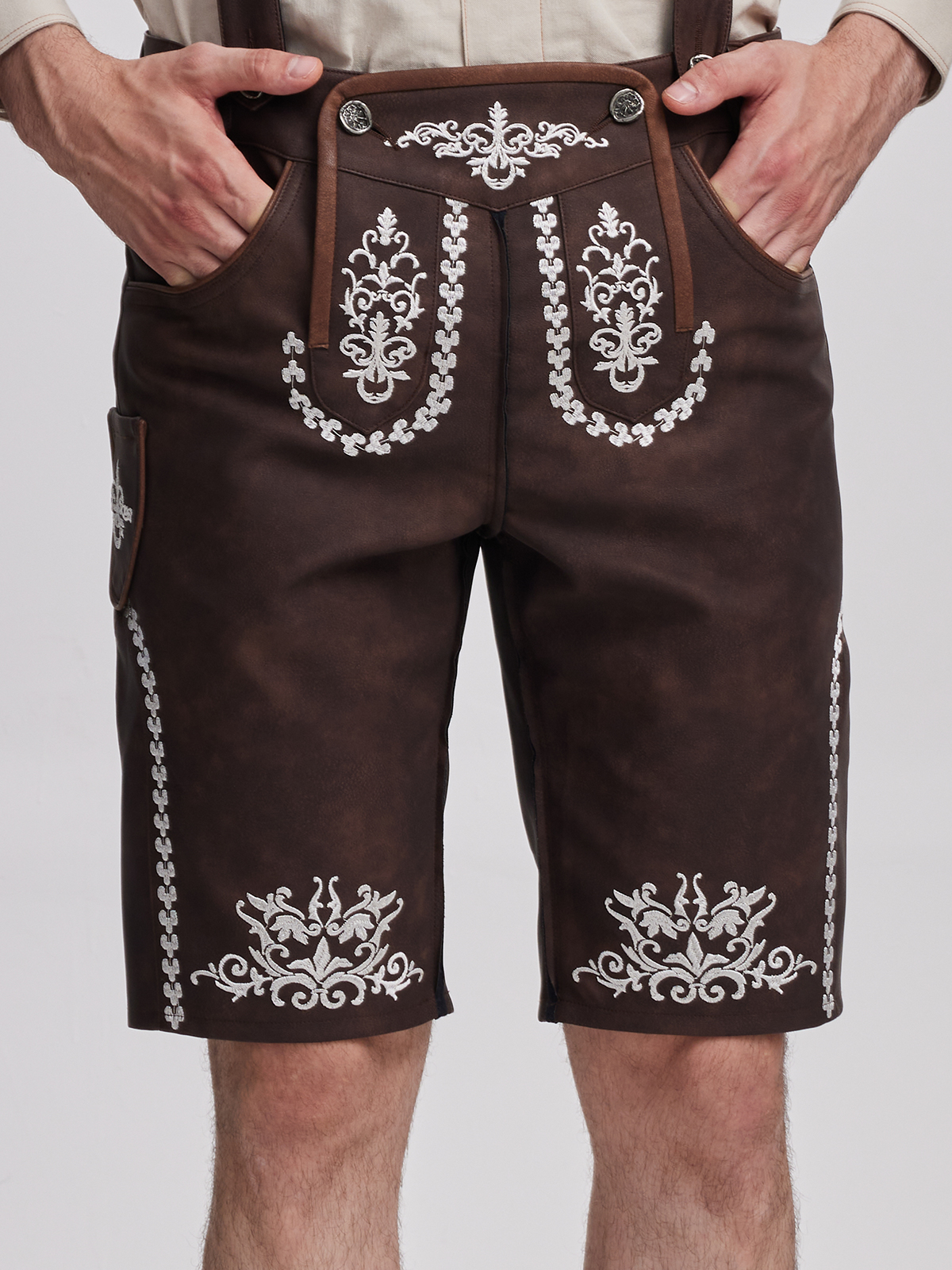 Dirndl mit klassischem Rundhals-Ausschnitt