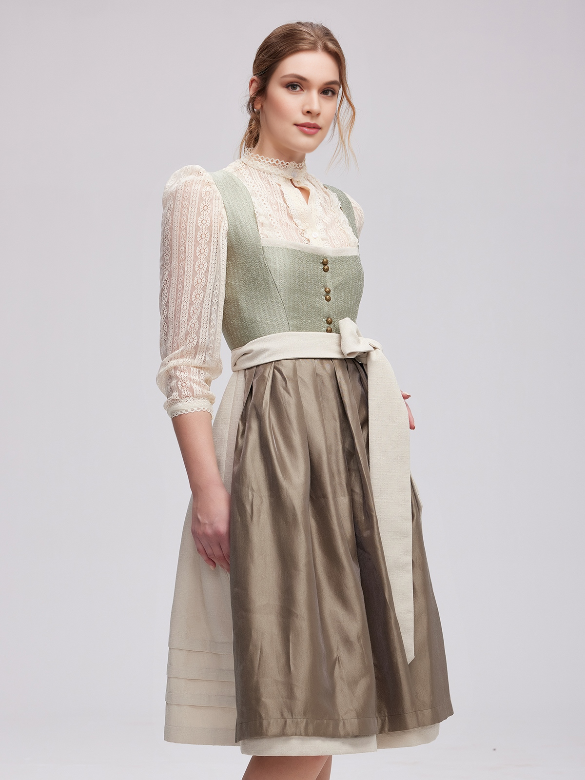 Dirndl Grün Pink