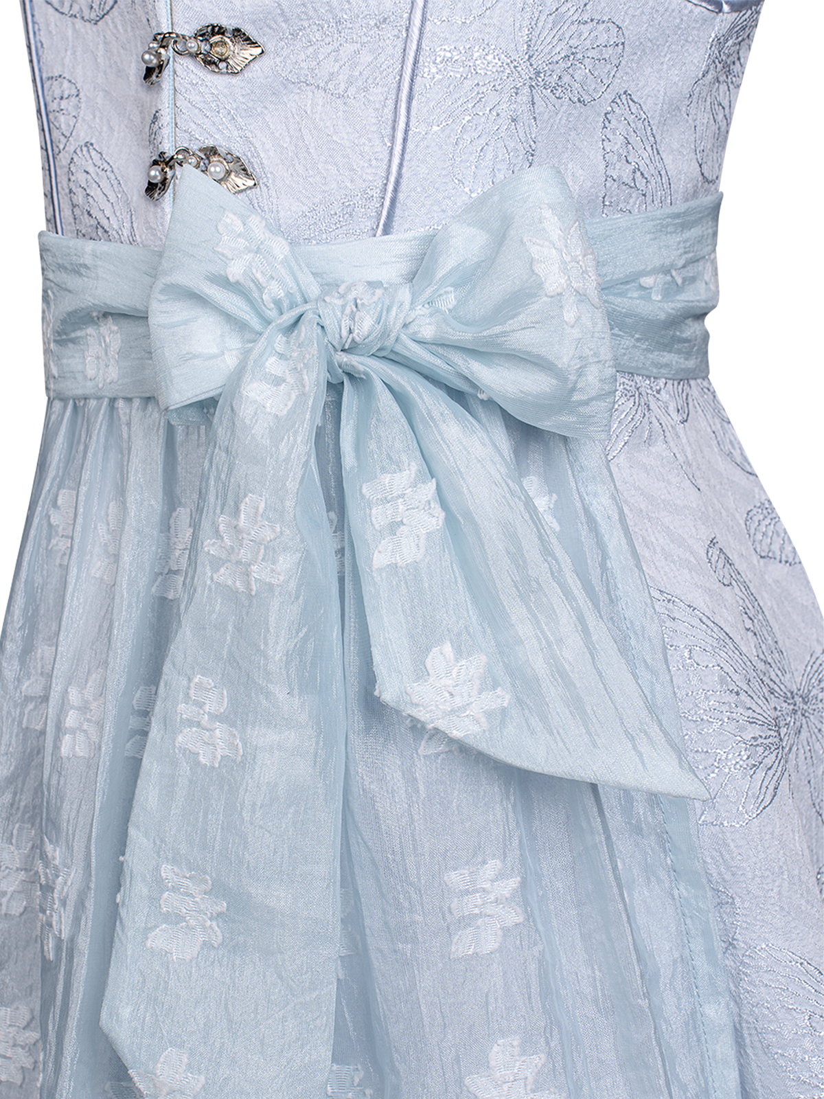 Dirndl in Blau für Kinder